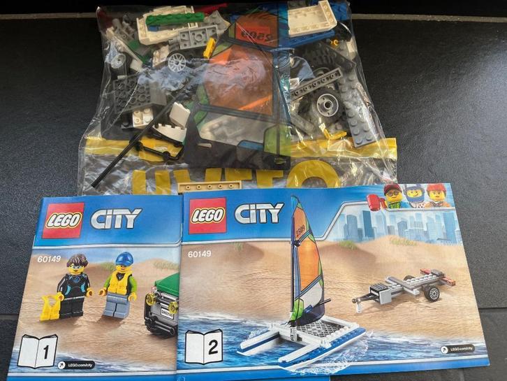 Lego City set 60149, de Avontuurlijke Zeilboot, Kinderen en Baby's, Speelgoed | Duplo en Lego, Zo goed als nieuw, Lego, Complete set