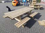 Talen 8 persoons Picknicktafel met open instap!!, Ophalen, Nieuw, Rechthoekig, Hout