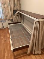 Opklapbed maat 80x190 zonder matras, Gebruikt, Eenpersoons, 80 cm, Metaal