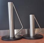 4 Deense kandelaars Andersen Furniture., Verzenden, Grijs, Zo goed als nieuw, Metaal