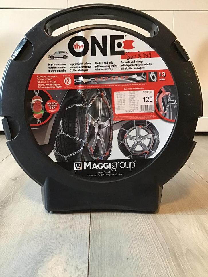 Nieuwe Maggi The One 120 sneeuwkettingen SUV en 4x4, Auto diversen, Sneeuwkettingen, Nieuw, Ophalen of Verzenden