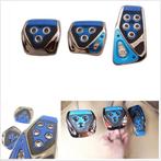 universele Sport Pedalenset in donker chroom/donker blauw, Ophalen of Verzenden