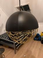 Moderne hanglamp met gouden details, Ophalen, Zo goed als nieuw, Metaal, Minder dan 50 cm
