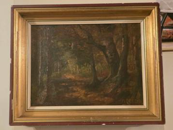 Antiek schilderij beschikbaar voor biedingen