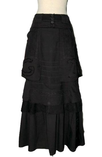 Nieuwe Germano Zama rok, bruin/zwart, Mt. S beschikbaar voor biedingen