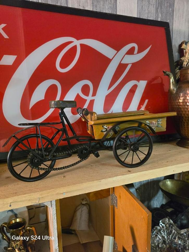 Bakfiets Miniatuur, Diversen, Rommelmarktspullen, Ophalen