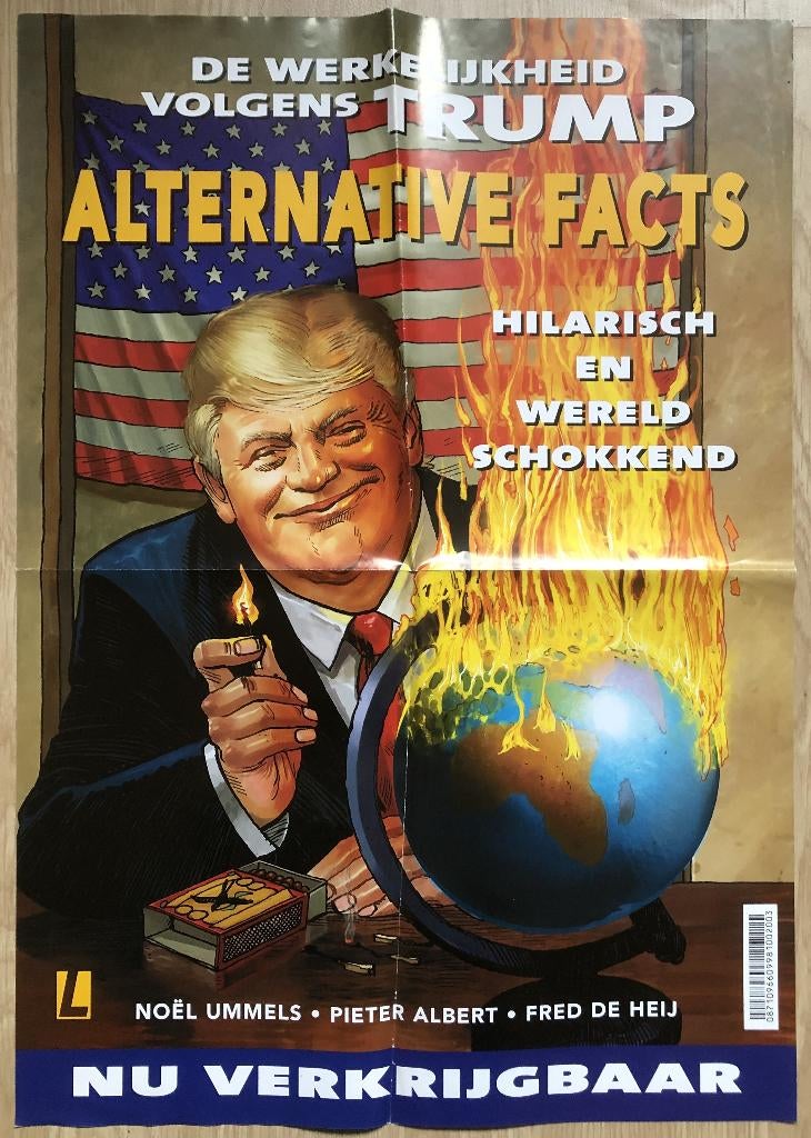 TRUMP - ALTERNATIVE FACTS - POSTER - 42 X 59,5 CM - NIEUW, Ophalen of Verzenden, Nieuw, A1 t/m A3