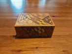 Karakuri Japanese Trick Puzzle Box Medium, Verzenden, Minder dan 500 stukjes, Zo goed als nieuw