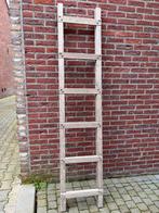 Houten bouwladder ladder 2,10 meter hoog, Doe-het-zelf en Verbouw, 2 tot 4 meter, Zo goed als nieuw, Ophalen
