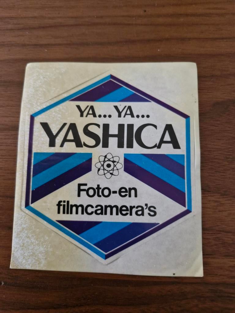 6036 Vintage Yashica Sticker - Foto en Filmcamera's, Ophalen of Verzenden