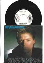 BRIAN ADAMS SINGLE 7" RUN TO YOU - 1984, Gebruikt, 7 inch, Single, Ophalen of Verzenden