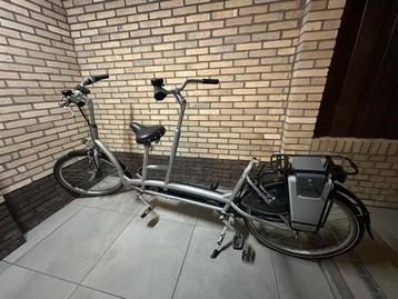 Van Raam Twinny Elektrische tandemfiets grijs nieuw beschikbaar voor biedingen