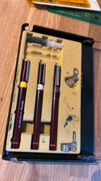 Rotring tekenpennen set, Overige merken, Gebruikt, Overige typen, Met doosje
