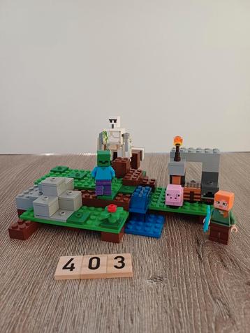 Lego Minecraft The Iron Golem 21123 beschikbaar voor biedingen