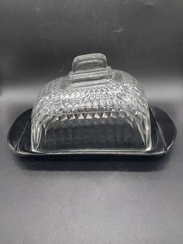 Prachtige vintage glazen kaasstolp Royal Leerdam beschikbaar voor biedingen