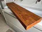 Teakhouten wandplank zwevend 110 cm, Ophalen, Zo goed als nieuw