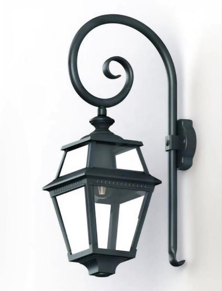Muurlamp Roger Pradier (Place des Vosges 2) - magazijn NIEUW, Tuin en Terras, Buitenverlichting, Nieuw, Wandlamp, Aluminium, Minder dan 50 watt