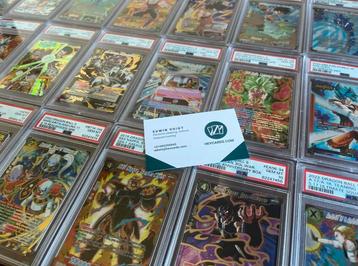 Grootste aanbod DRAGON BALL slabs / kaarten op HEVCARDS.COM! beschikbaar voor biedingen