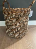 Rieten Mand - Van der Leeden, Huis en Inrichting, Woonaccessoires | Schalen en Manden, Mand, Rond, Nieuw, Ophalen of Verzenden