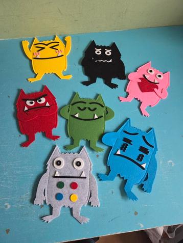 Vilt Kleurenmonsters - Monsters van Vilt beschikbaar voor biedingen