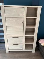 Te koop wit eiken. Kasten en tafel. Modern, Ophalen, Gebruikt, Eikenhout, 50 tot 100 cm