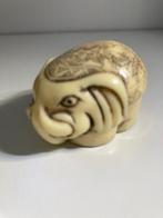 japanse netsuke olifant, Ophalen of Verzenden
