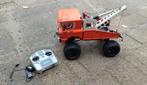 Authentieke takel wagen van blik omgebouwd RC ongeveer 1:14, Hobby en Vrije tijd, Gebruikt, Auto offroad, Schaal 1:14, RTR (Ready to Run)