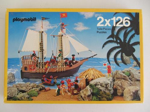 Piraten en circus puzzel, Kinderen en Baby's, Speelgoed | Kinderpuzzels, Gebruikt, Meer dan 50 stukjes, Ophalen of Verzenden