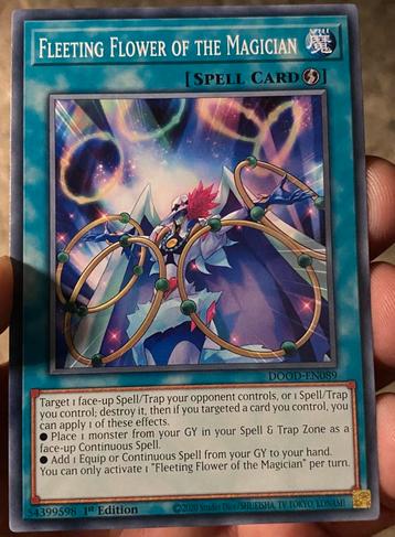 Yu-Gi-Oh! Flleeting Flower of the Magician DOOD 1st Ed ! beschikbaar voor biedingen