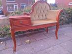 Prachtig antiek telefoonbankje, Antiek en Kunst, Antiek | Meubels | Stoelen en Banken, Ophalen