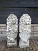Oude betonnen leeuwenbeelden, Antiek en Kunst, Ophalen