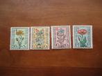 Flora bloemen België 1949, mi. 854-57 postfris, Ophalen of Verzenden, Postfris, Dier of Natuur