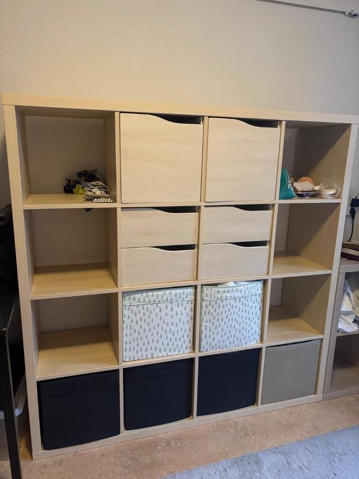 IKEA Kallax 4x4 storage, Huis en Inrichting, Woonaccessoires | Wandplanken en Boekenplanken, Gebruikt, Ophalen