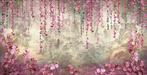 Cherry Blossom Behang - Nieuw in Doos, Huis en Inrichting, Stoffering | Behang, Ophalen of Verzenden, Minder dan 10 m², Roze