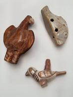 keramisch ocarina fluit/ fluitje in vorm v vis/ duif/ arend, Ophalen of Verzenden