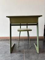 Groen Studietafeltje plus stoeltje voor Kinderen, Ophalen