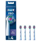 4X ORAL-B PRO 3D WHITE OPZETBORSTELS 100% ORIGINEEL, Ophalen of Verzenden, Nieuw