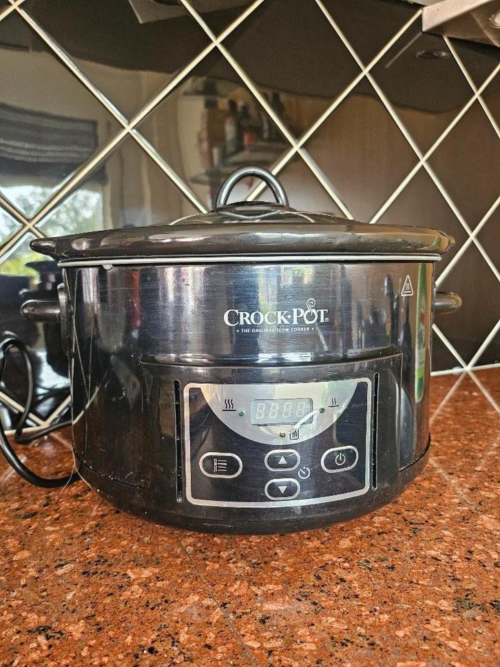 Crockpot Slowcooker, Witgoed en Apparatuur, Slowcookers, Gebruikt, Timer, Ophalen