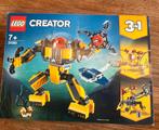 LEGO Creator 31090 Onderwaterrobot, Kinderen en Baby's, Speelgoed | Duplo en Lego, Ophalen of Verzenden, Gebruikt, Complete set