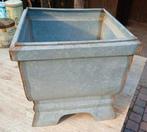 Zinken bloembak, Gebruikt, Minder dan 30 cm, Minder dan 60 cm, Vierkant