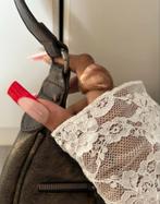 Trendy ring in brons met glitter NIEUW, Sieraden, Tassen en Uiterlijk, Ringen, Kunststof, Bruin, Nieuw, Ophalen of Verzenden