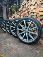 Originele Audi A3 black edition velgen met winterbanden, Auto-onderdelen, Banden en Velgen, Ophalen, 18 inch, Gebruikt, Banden en Velgen