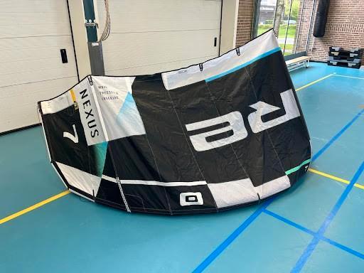 7m Core Nexus 3 zwart, Watersport en Boten, Kitesurfen, Gebruikt, Kite, 7 m², Geen board, Ophalen of Verzenden