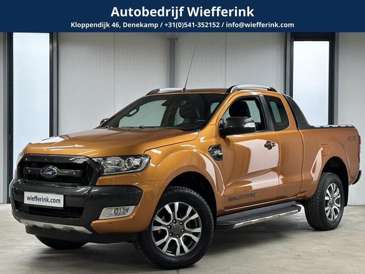 Ford Ranger 3.2 TDCi Wildtrak Supercab | ACC | Stoelverwarmi, Auto's, Ford, Bedrijf, Te koop, Ranger, 4x4, ABS, Achteruitrijcamera