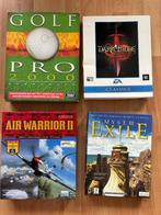 Pc spellen grote dozen  exile, darkstone, air warrior, golf, Gebruikt, Overige genres, 1 speler, Eén computer