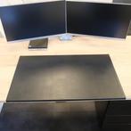 Bureau Legger, Bureaulegger, Bureauonderlegger, Zwart Leer, Ophalen of Verzenden, Zo goed als nieuw, Bureau