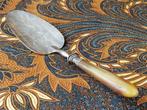 Mooie antieke Engelse schep van been en silverplate 29,8 cm., Antiek en Kunst, Antiek | Bestek, Ophalen of Verzenden