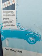 VW Kever 1302/1303 Onderdelen Catalogus 1988, Ophalen of Verzenden