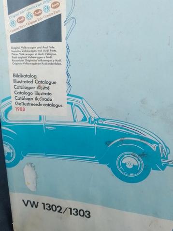 VW Kever 1302/1303 Onderdelen Catalogus 1988 beschikbaar voor biedingen