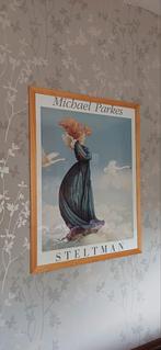 Michael parkes steltman poster 65x85 cm, Ophalen, Zo goed als nieuw, Rechthoekig Staand